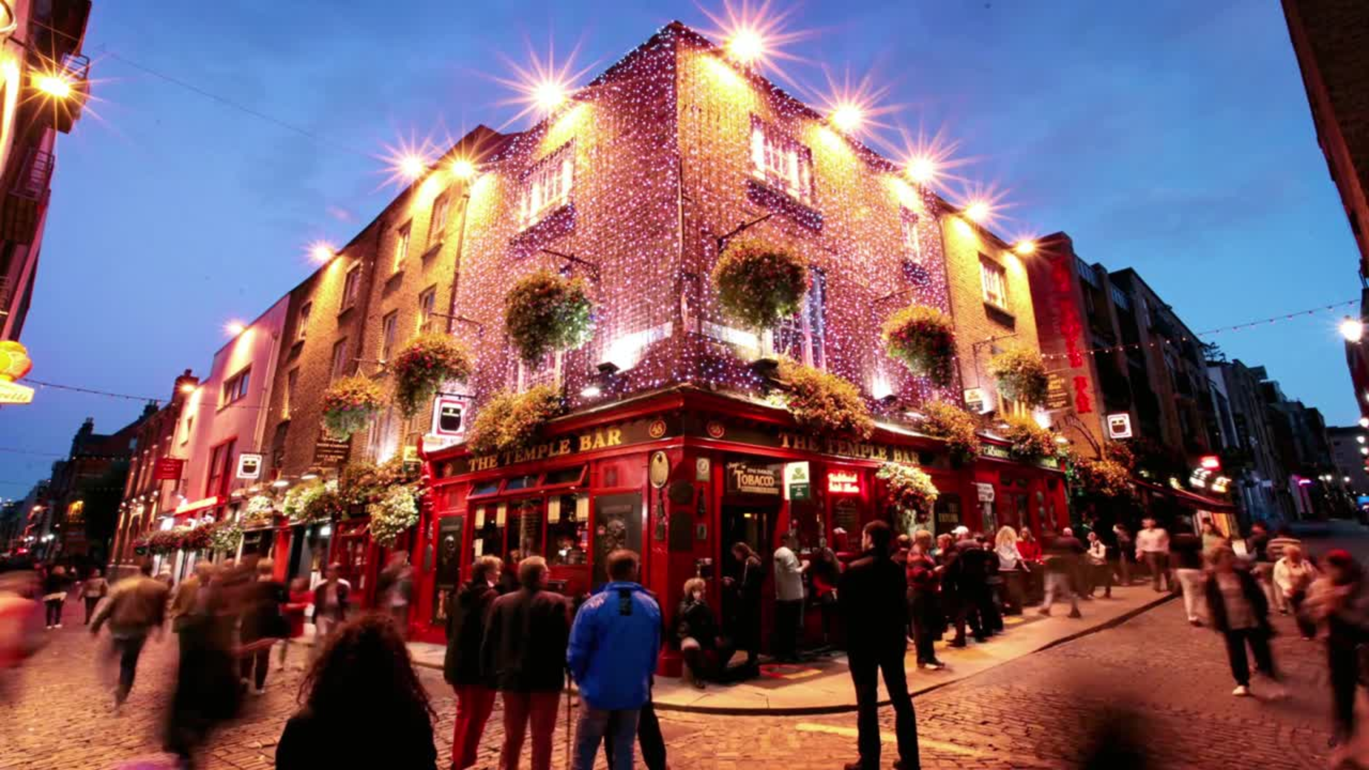 The temple bar en Dublin